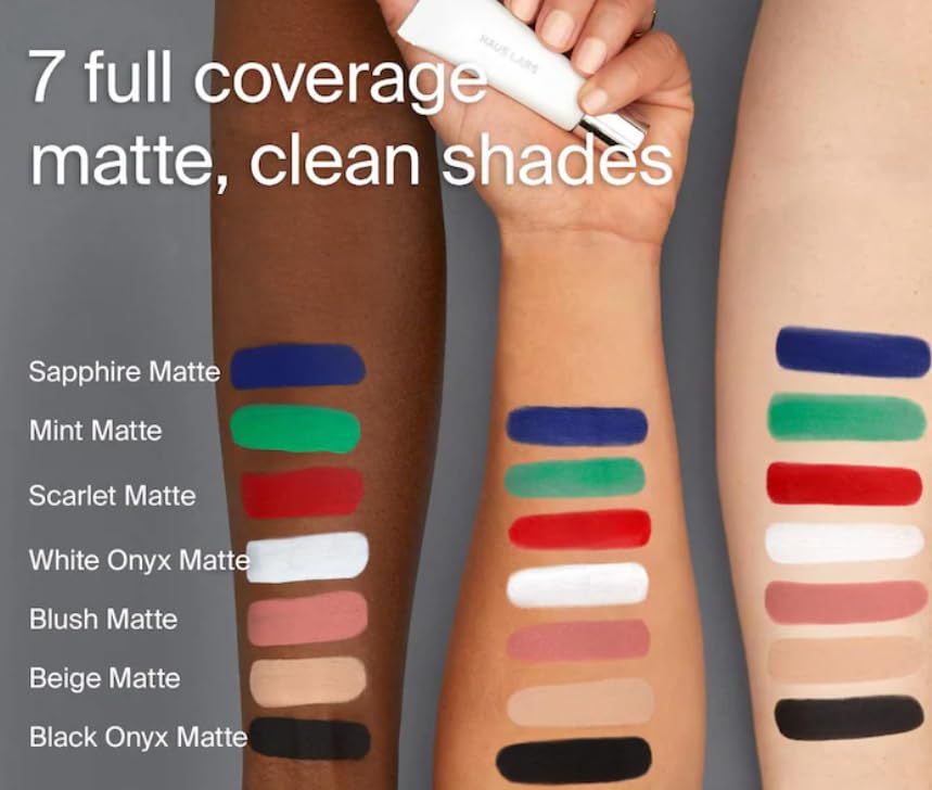 HAUS LABS BY LADY GAGA Hy-Power Eye, Cheek & Lip Paint in Black Onyx Matte & Complimentary Sheet Masque