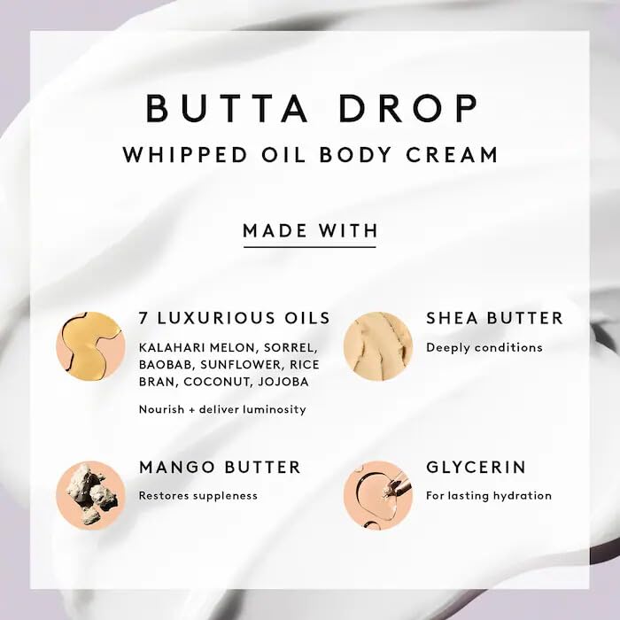 Butta Drop Whipped Oil Body Cream with Tropical Oils + Shea Butter
