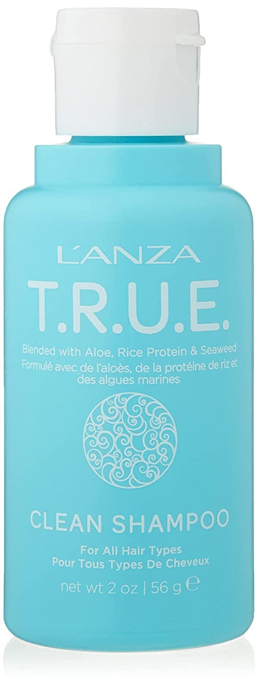 L'ANZA T.R.U.E. Clean Sustainable Shampoo - Rich with Aloe Vera and Rice Protein, Color Safe Daily Hair Care, Fragrance-Free, for Fresh Clean Hair (2