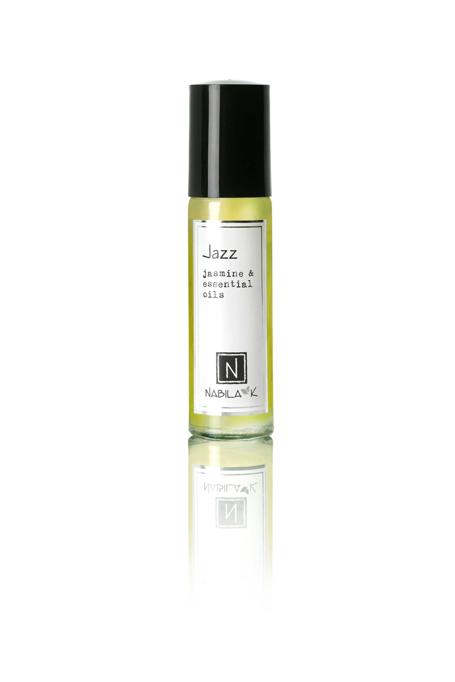 Nabila K Jazz Jasmine Roll-On Perfume Oil for Women | Alcohol-Free, Organic, Long-Lasting Fragrance | Travel Size, TSA Approved | 0.33 oz Beauty & Personal Care Nabila K