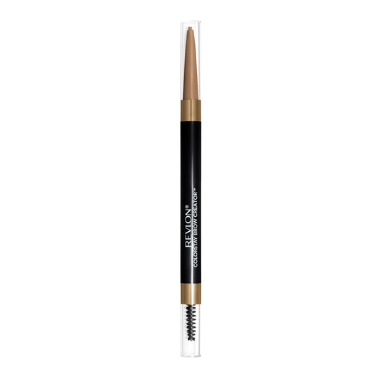 Revlon ColorStay Brow Creator, 2-in-1 Precise Eyebrow Pencil & Powder with Spoolie Brush, Waterproof & Long Lasting, 600 Blonde, 0.003 oz
