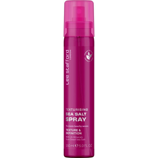 Lee Stafford Sea Salt Hair Texturizing Spray | Styling - for Natural Tousled Surf Beach Waves, Adds Shine, Texture, & Definition, Quick Styling, Best