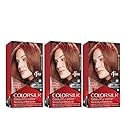 Revlon Permanent Hair Color, Permanent Hair Dye, Colorsilk with 100% Gray Coverage, Ammonia-Free, Keratin and Amino Acids, 55 Light Reddish Brown, 4.4