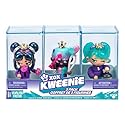 XOX KWEENIE Fearless Kweens Series Premium Figurine and Display Case, 4 Inch/Approx 10cm Tall Collectible Art-Toy, 3 Pack, Every Kween is Unique