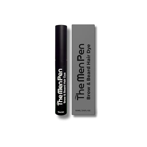 The Men Pen Eyebrow & Beard Dye | Natural Long-Lasting Touch-Up Color for Hair | Brown