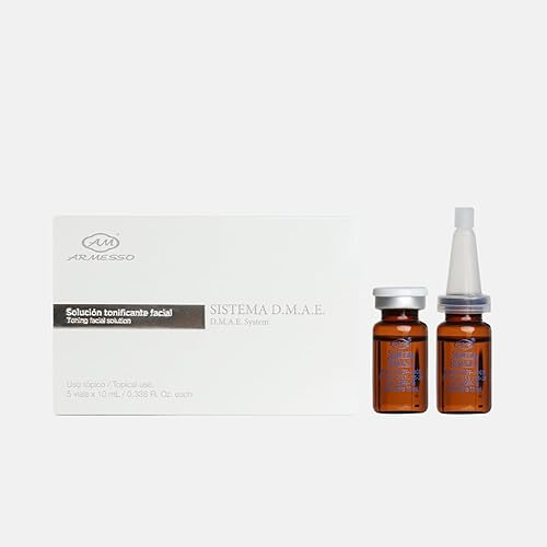 AM Armesso | Anti-Aging DMAE System - Firming & Elasticity Boosting Serum | With 3.4% D.M.A.E. | For Professional Cosmetic Use Only | 5x10mL Vials