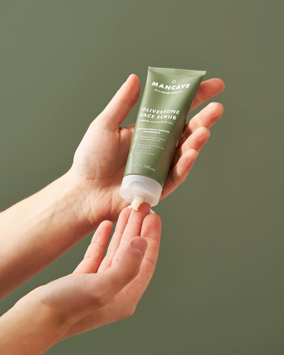 ManCave Natural Olivestone Face Scrub 100ml