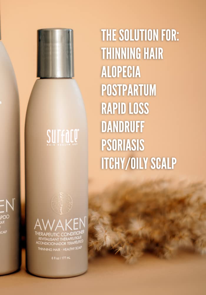 Surface Hair - Awaken Therapeutic Conditioner - Natural Ingredients for Thinning Hair and a Healthy Scalp - 6 fl oz