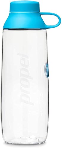 Propel 20oz Reusable Bottle, BPA Free, Impact Resistant, On-The-Go Strap, Dishwasher Safe, Blue