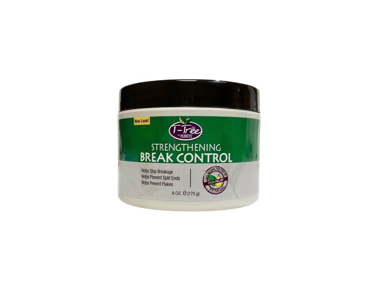 Parnevu Tea Tree Break Control Hair Cream Helps Stop Hair Breakage, 6 oz.