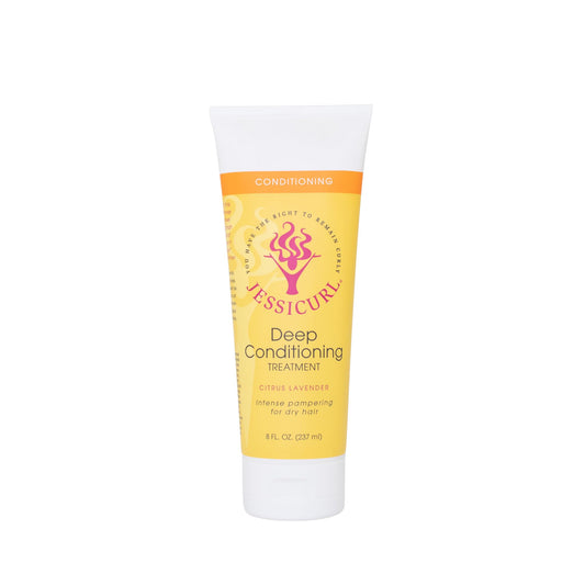 Jessicurl, Deep Conditioning Treatment, Citrus Lavender, 8 Fl oz. Deep Conditioner for Dry Damaged Hair, great Anti Frizz Hair Mask and Leave