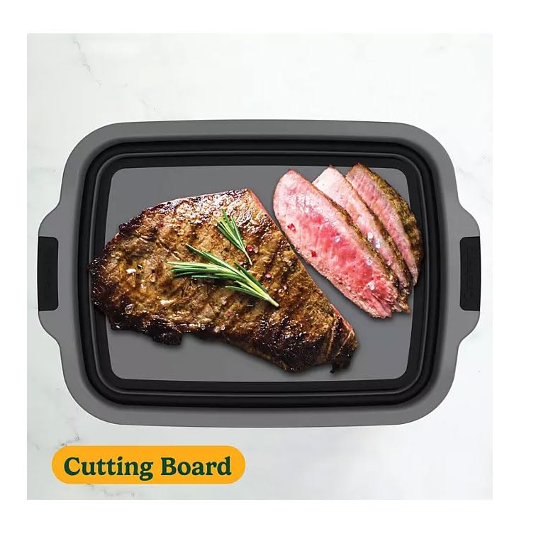 Cuisinart 4-in-1 Expandable Prep and Serve Tub cmt-1306 + bonus pack 5 bag clips