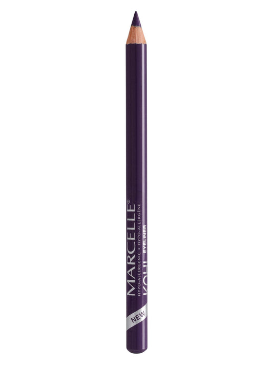 Marcelle Kohl Eyeliner, Plum, Eye Pencil, Long-Lasting, Waterproof, Intense Colour, Fragrance-Free, Hypoallergenic, Recognized by CDA, Cruelty-Free