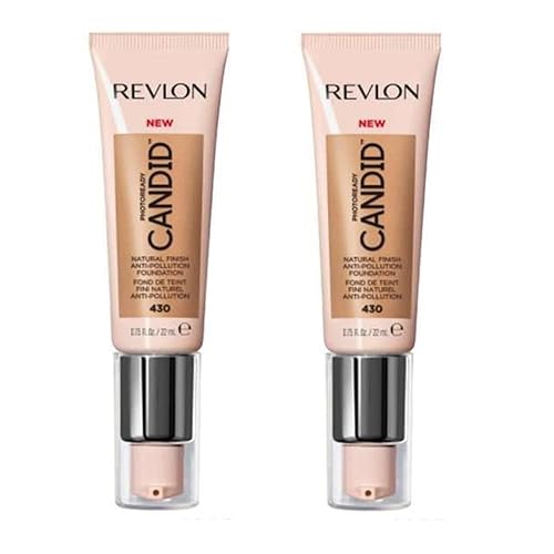 Pack of 2 Revlon PhotoReady Candid Natural Finish Foundation, Honey Beige 430