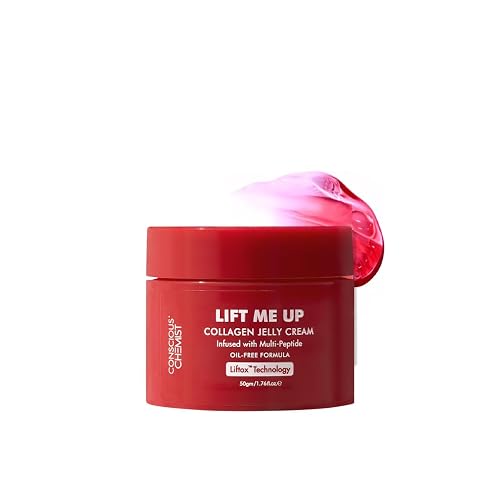 Conscious Chemist Collagen Jelly Face Cream Niacinamide & Hydrolyzed Collagen Powered by 6 peptides & Liftox technology Sagging, Fine lines & Dullness