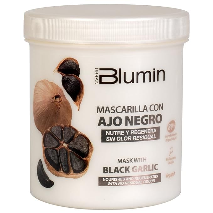 Blumin Black Garlic Shampoo (1000ml) and Black Garlic Mask (700 ml)
