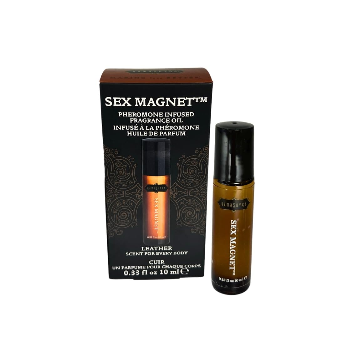 KAMA SUTRA Roll-On - Pheromone Infused Oil Perfume Cologne - TSA Ready (LEATHER - Unisex) Beauty & Personal Care KAMA SUTRA