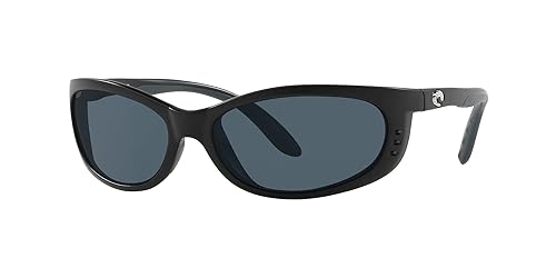 Costa Del Mar Sunglasses 06 S 9058 905803 Fathom 11 Matte Black Gray 580