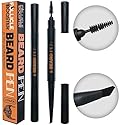 Beard Pen Filler for Men - Barber Styling Grooming Pencil - Waterproof, Sweat Proof, Long Lasting Solution with Natural Finish - Cover Beard and Scalp