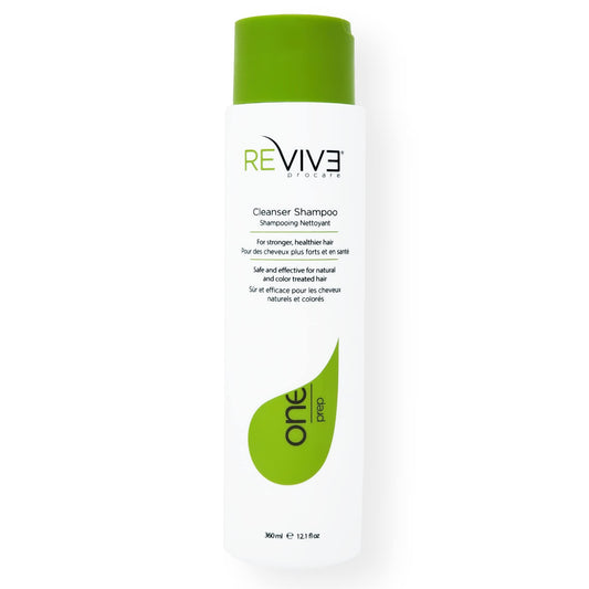 Reviv3 Procare PREP Cleanser Shampoo - Clinically Tested - Hair and Scalp Care Anti-Thinning and Fine Hair Cleansing Shampoo - Color Safe - All Hair
