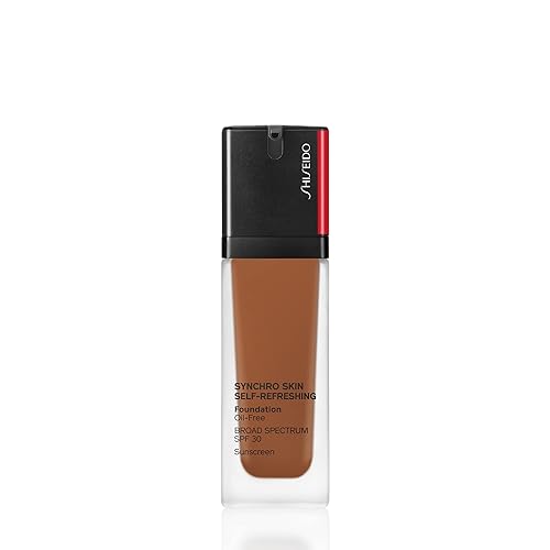 Shiseido Synchro Skin Self-Refreshing Foundation SPF 30, 530 Henna - Medium, Buildable Coverage + 24-Hour Wear - Waterproof & Transfer Resistant - Non-Comedogenic