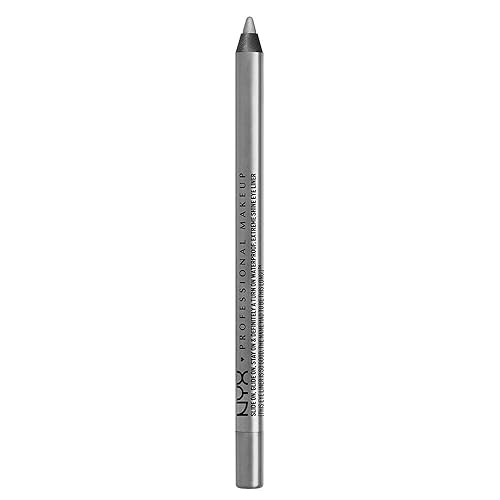 NYX PROFESSIONAL MAKEUP Slide On Pencil, Waterproof Eyeliner Pencil - Platinum