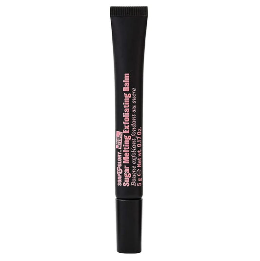 Soap & Glory Treat My Lips Sugar Melting Exfoliating Balm - Vitamin E & Shea Butter Moisturizing Lip Scrub - Gentle Exfoliating Scrub + Hydrating Lip Beauty and Personal Care Soap & Glory
