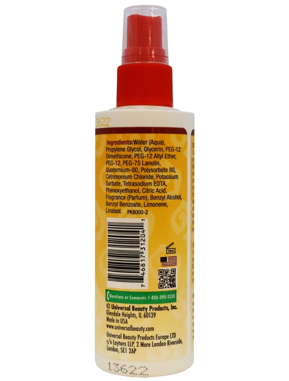 African Essence Control Wig Spray 4 oz. by African Essence