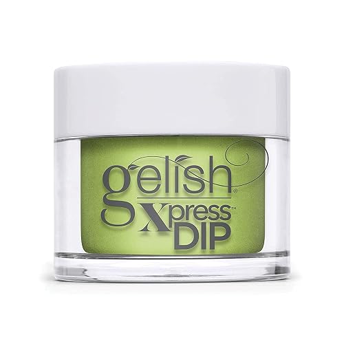 Gelish Feel the Vibes Collection Xpress Dip N Brush Powder Nail Manicure - Into The Lime-Light, 1.5 oz Beauty & Personal Care Gelish