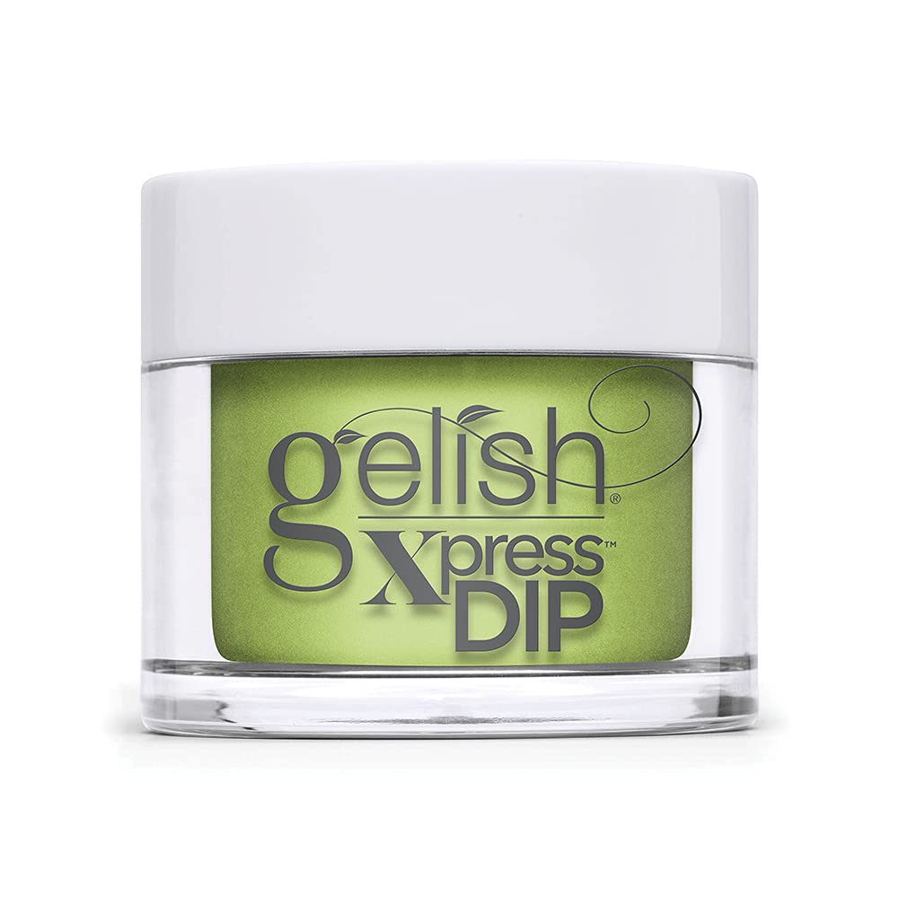 Gelish Feel the Vibes Collection Xpress Dip N Brush Powder Nail Manicure - Into The Lime-Light, 1.5 oz Beauty & Personal Care Gelish