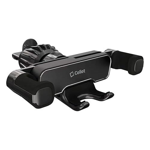 Cellet Car Phone Holder Mount, Gravity Car Phone Mount with Newest Air Vent Clip Auto Lock Hands Free Cell Phone Holder Mount for Car Compatible…