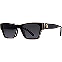 Tory Burch Sunglasses TY 7207 U 200487 Black/Ivory Dark Grey