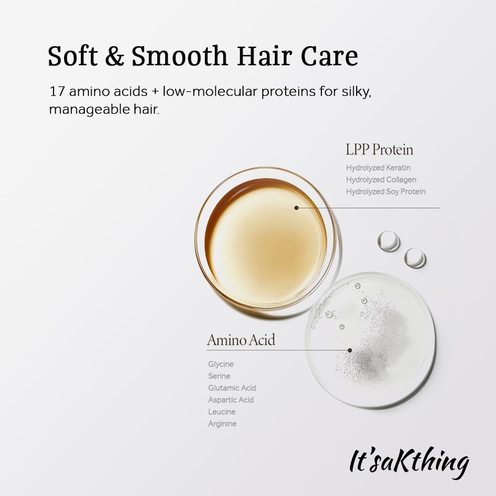 Elastine Perfumed Pure Breeze Shampoo & Conditioner Set 600ml x 2 K-Beauty Hair Treatment Silky Hair Care for Women and Men