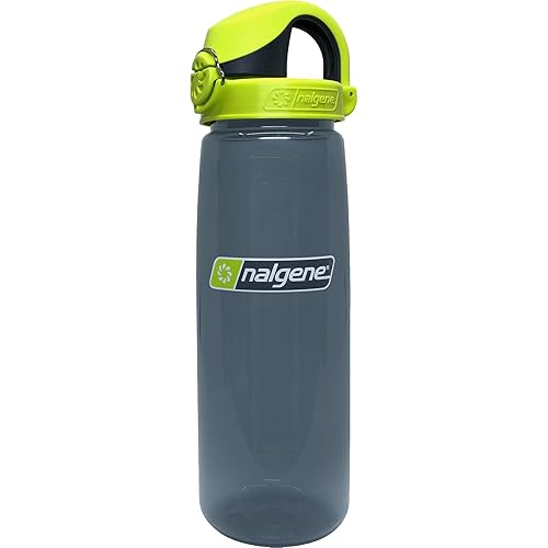 Nalgene Sustain Tritan BPA-Free On The Fly Water Bottle Made with Material Derived from 50% Plastic Waste (Using ISCC Certified Mass Balance), 24 OZ