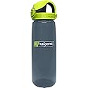 Nalgene Sustain Tritan BPA-Free On The Fly Water Bottle Made with Material Derived from 50% Plastic Waste (Using ISCC Certified Mass Balance), 24 OZ