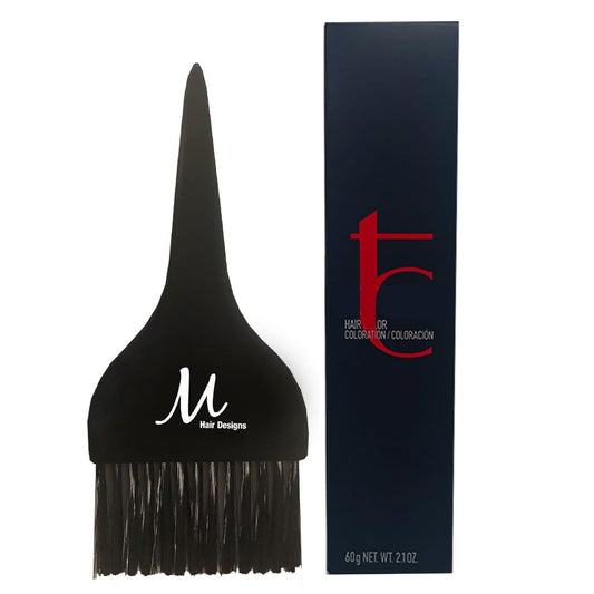 Topchic 8A Light Ash Blonde Permanent Hair Color | Topchic Hair Dye 2 Ounce and M Hair Designs Tint Brush Black (Bundle) Beauty & Personal Care M Hair Designs