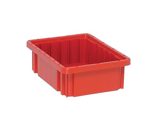 Quantum Storage DG91035 Dividable Grid Heavy Duty Part Organizer Bins - 10-7/8" x 8-1/4" x 3-1/2" - 20 Pack