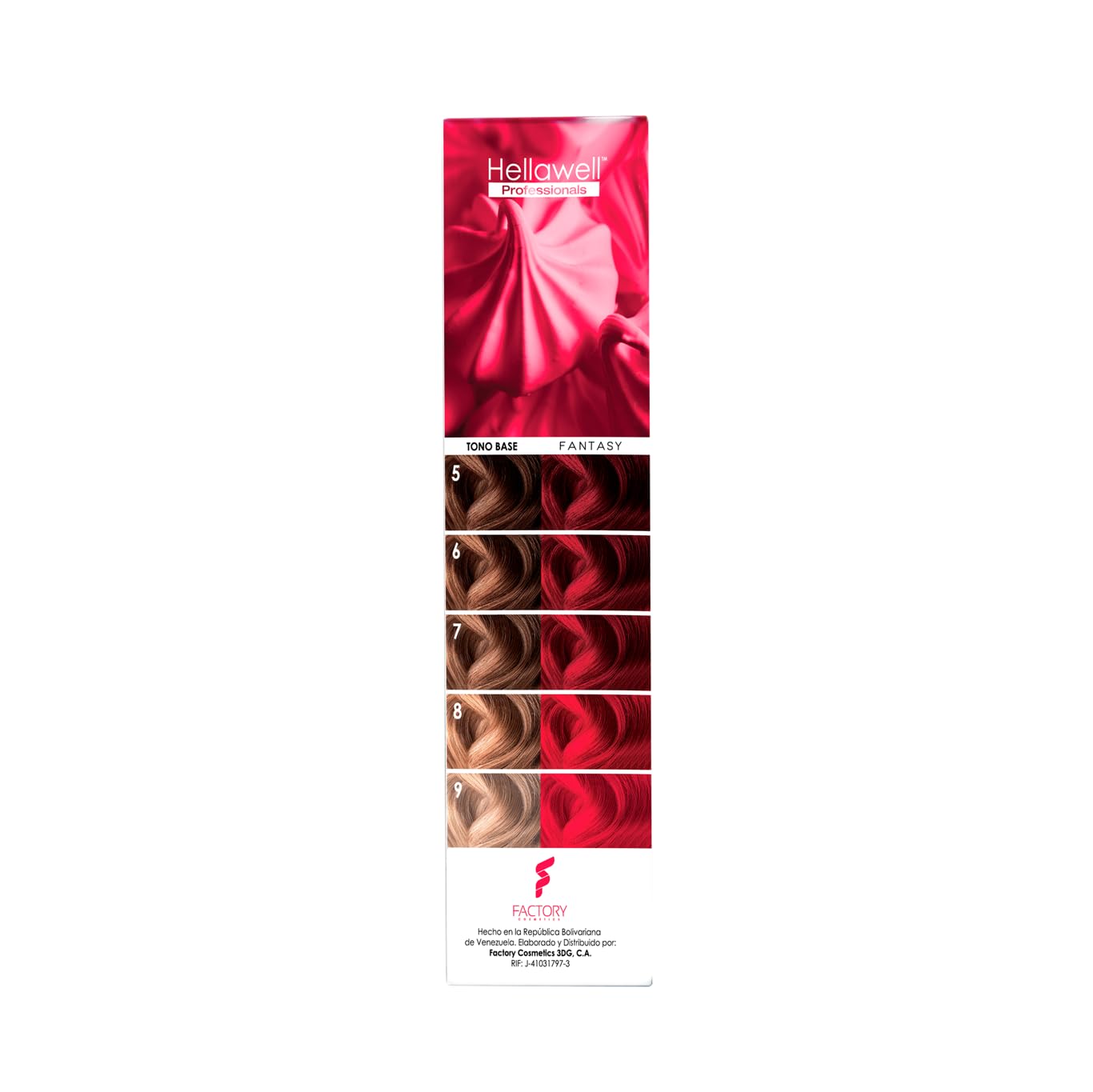 Hellawell Professional Hair Dye. Coverage Color Fantasy - Semi-permanent oxidation coloring cream. Magenta 2.11oz