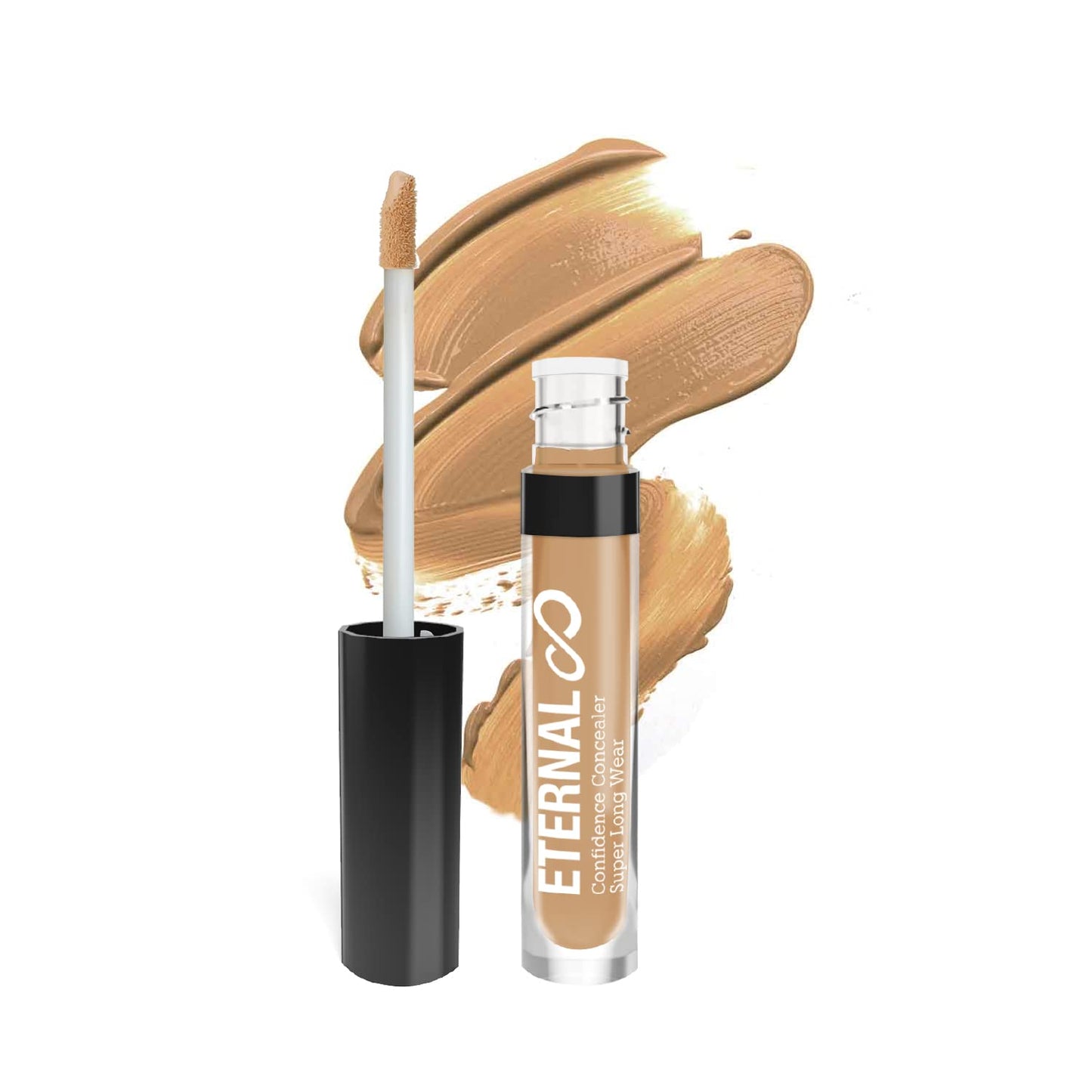 Eternal Confidence Super Long Wear Concealer - Luminous Hydrating High Coverage Dark Circle Makeup, 0.11 Oz (Dark)