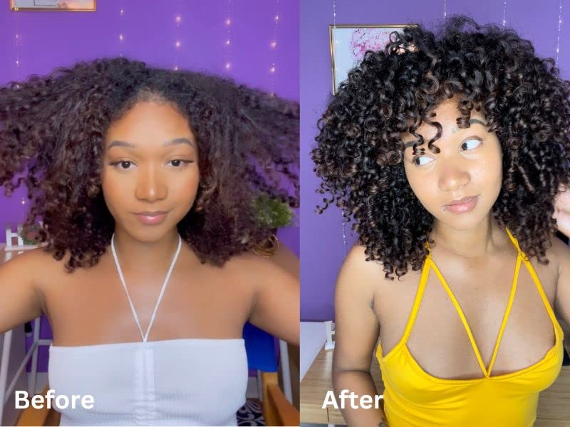 Naturaz Moisture Burst System For Loose & Wavy Curls - 100% Vegan - For Frizzy, Thirsty Curls - For Lasting Moisture & Soft, Defined, Shiny Curls - 8