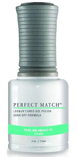 LeChat Perfect Match Gel Polish, Teal Me About It, 0.5 Fl Oz Beauty & Personal Care LECHAT