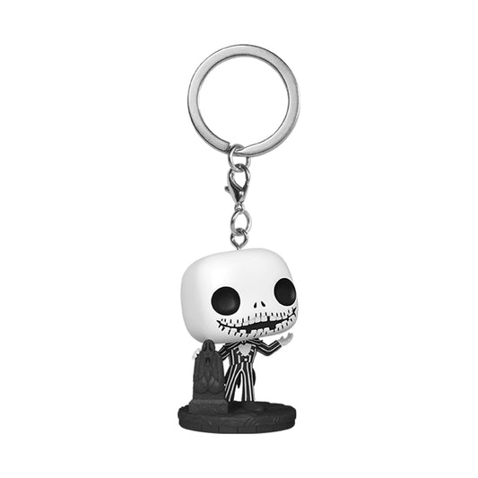 Funko POP! Keychain: Disney The Nightmare Before Christmas 30th - Jack Skellington - Disney: The Nightmare Before Christmas Novelty Keyring…