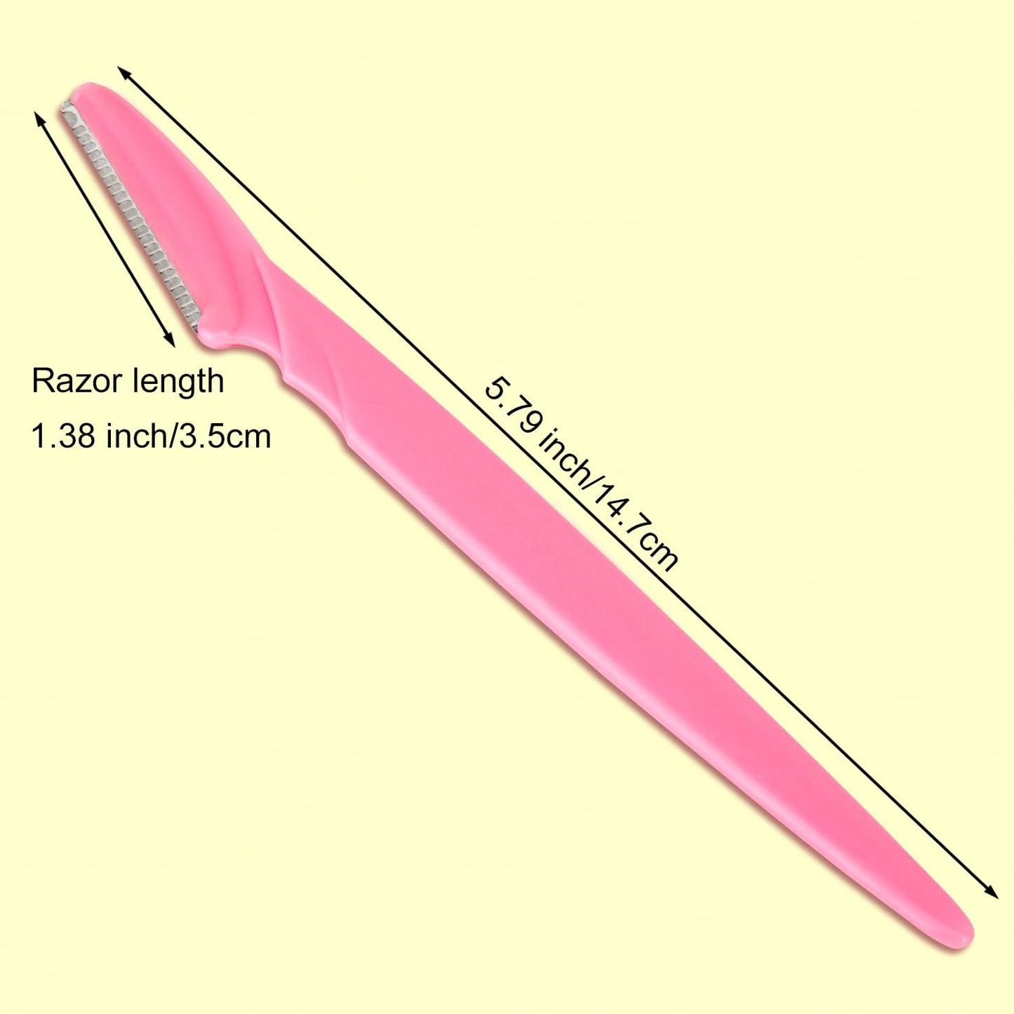 66 Eyebrow Razor and Face Razor for Women and Men, Eyebrow Hair Trimmer and Shaver with Protective Cover,Safe and Newbie Friendly Beauty and Personal Care Colovis