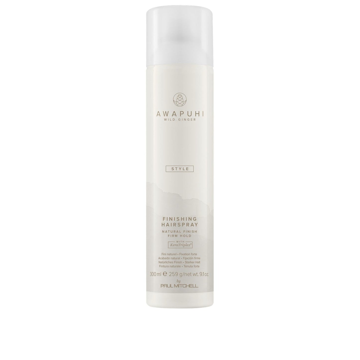 Awapuhi Wild Ginger by Paul Mitchell Finishing Spray, Firm Hold, Natural Finish Hairspray, For All Hair Types, 9.1 oz