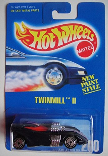 Hot Wheels Black TWINMILL II #260 Ultra HOTS All Blue Card