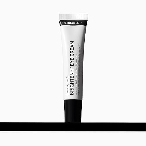 The INKEY List Brighten-I Eye Cream, Under-Eye Cream Helps Reduce Appearance of Dark Circles and Boost Skin’s Glow, Makeup Under-Eye Primer, 0.50 fl
