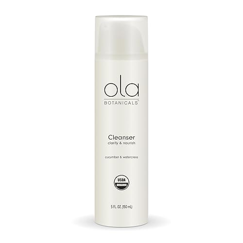 Ola Botanicals Organic Cleanser (5 Fl. Oz.), 1 Bottle, Clarify & Nourish Skin, Certified USDA Organic, Gluten Free, Soy Free, Dr. Mercola