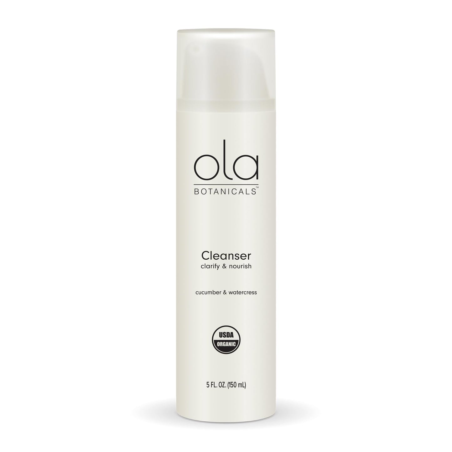 Ola Botanicals Organic Cleanser (5 Fl. Oz.), 1 Bottle, Clarify & Nourish Skin, Certified USDA Organic, Gluten Free, Soy Free, Dr. Mercola