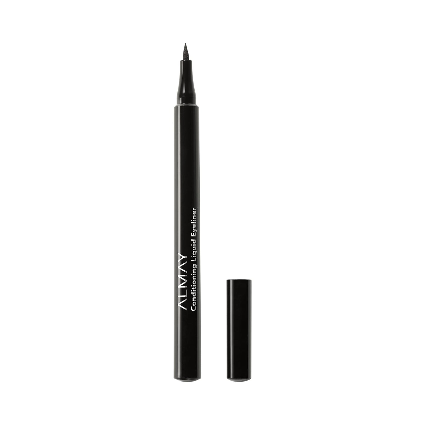 Almay Conditioning Liquid Eyeliner, Longwearing, Waterproof, Hydrating, Stocking Stuffer for Women, 10 Black, 0.03 fl oz
