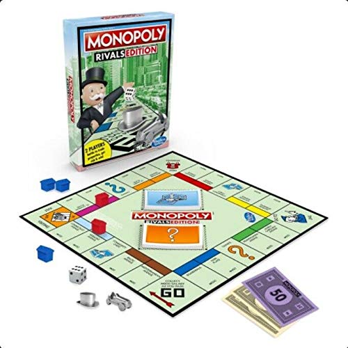 Monopoly Rivals Edition 2 Player Game Hasbro Gaming New Factory Sealed,8 YEARS+